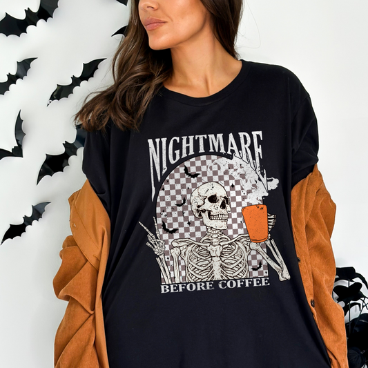 Nightmare Before Coffee Tshirt