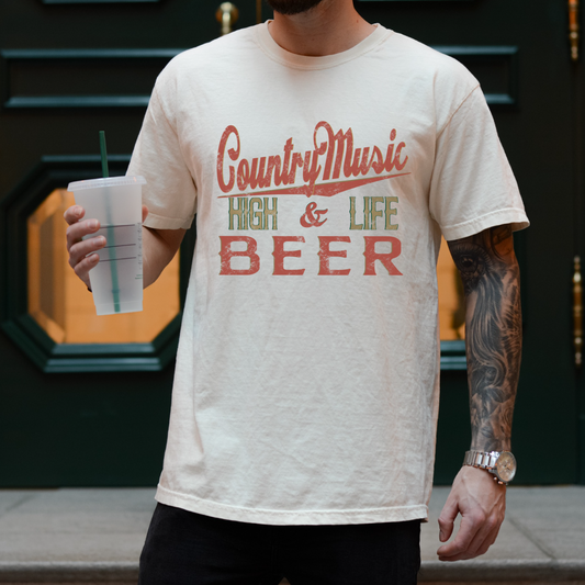 Country Music Beer Tee